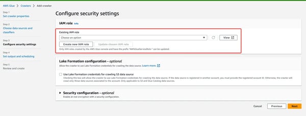 AWS Configure Security Settings