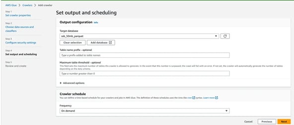 AWS Create Database